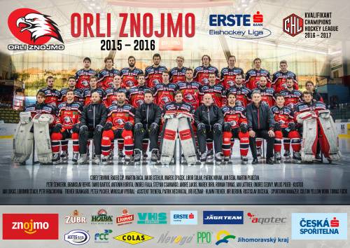 Týmový plakát Orli Znojmo 2015/2016