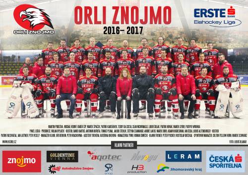 Týmový plakát Orli Znojmo 2016/2017