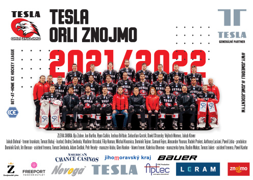 Týmový plakát Orli Znojmo 2021/2022